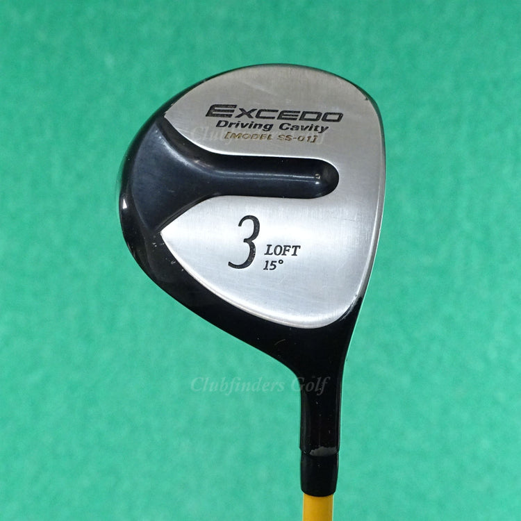 Excedo Driving Cavity SS-01 Fairway 15° 3 Wood UST Graphite Regular Sonartec