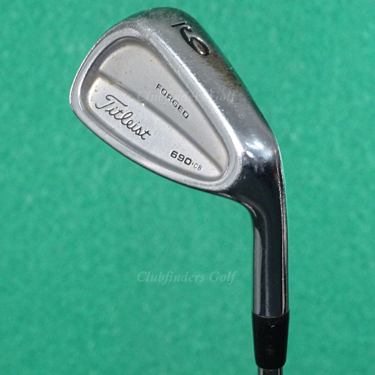 Titleist 690.CB Forged Single 9 Iron True Temper Dynamic Gold S300 Steel Stiff