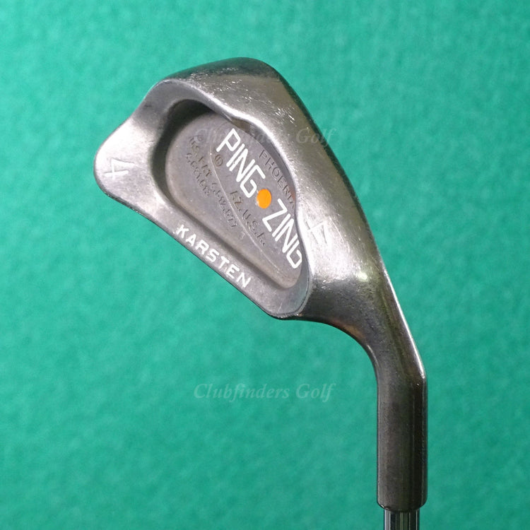 Ping Zing Stainless Orange Dot Single 4 Iron Dynamic Gold R400U Steel Stiff