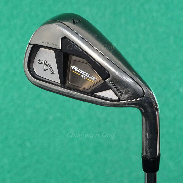 Callaway Rogue ST MAX Single 7 Iron True Temper Elevate MPH 95 Steel Stiff