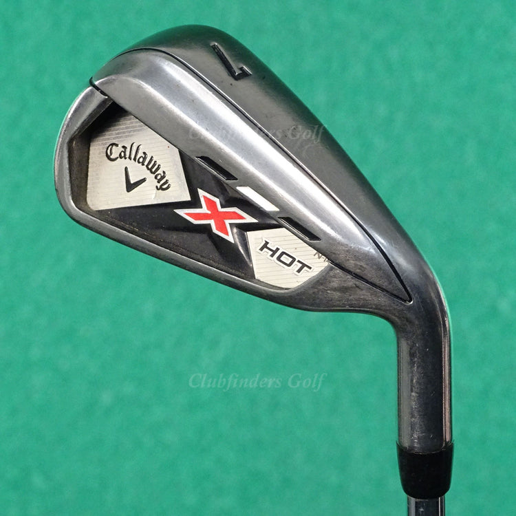 Callaway X-Hot N-14 Single 7 Iron Factory True Temper Steel Uniflex