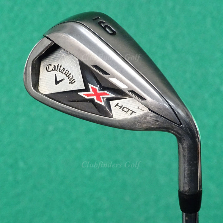Callaway X-Hot N-14 Single 9 Iron Factory True Temper Steel Uniflex