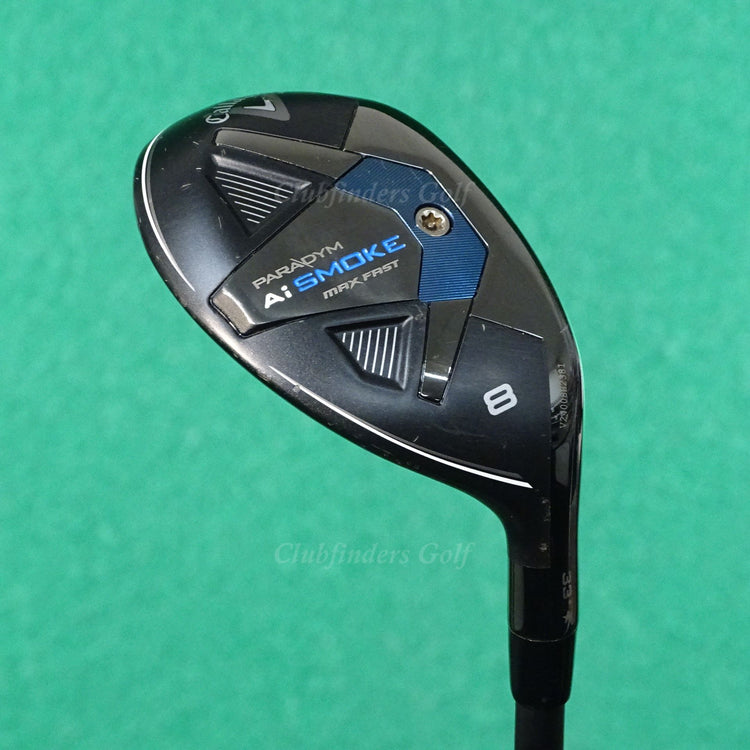 Callaway Paradym Ai Smoke Max Fast 33°* 8 Hybrid Cypher Fifty 5.0 Seniors w/HC