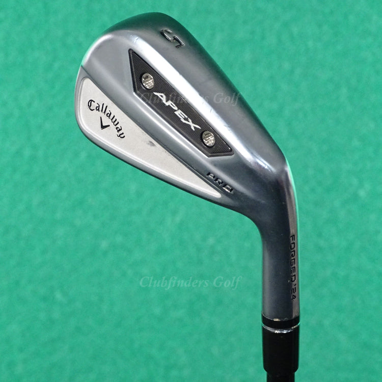 Callaway Apex Pro Forged '24 Single 5 Iron AMT R300 Tour White Steel Regular