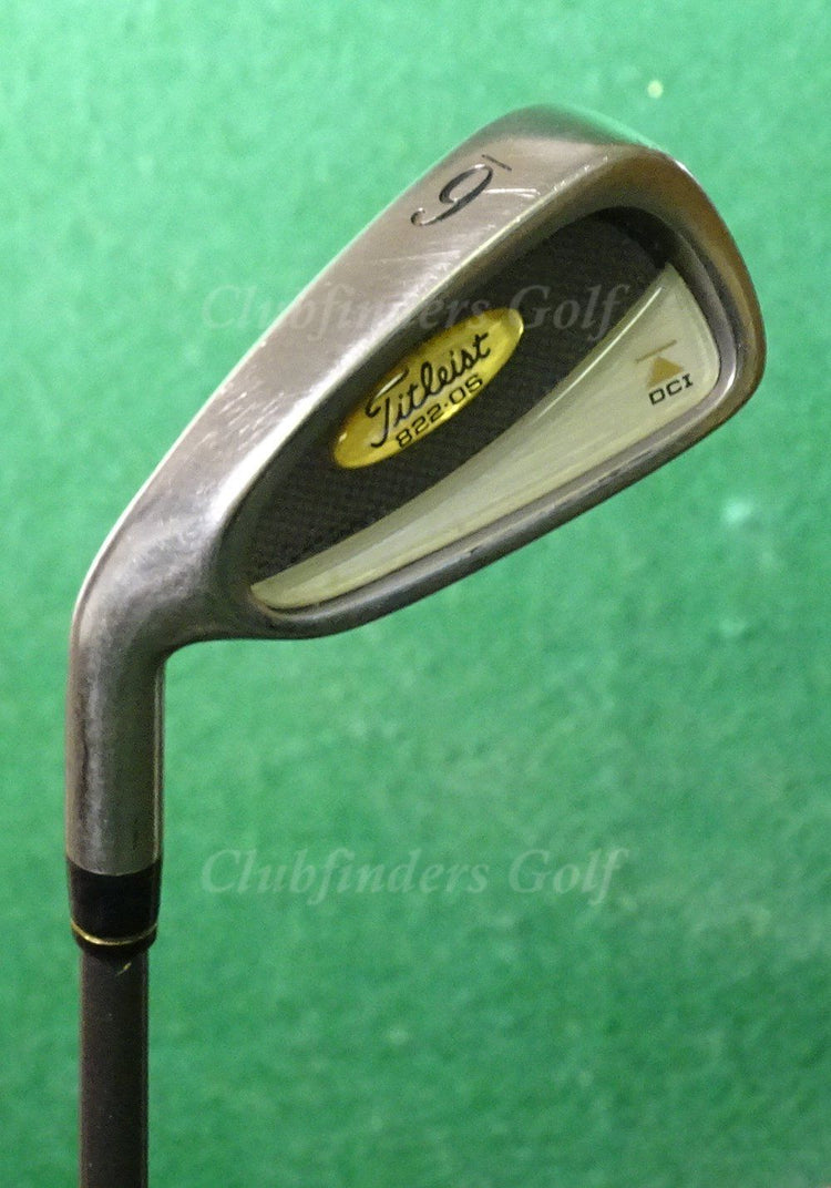 LH Titleist DCI 822 OS Single 6 Iron Titleist Ultralight 75 Graphite Regular
