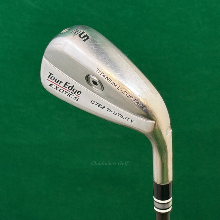 Tour Edge Exotics C722 Ti-Utility 25° 5 Iron Recoil ES 760 Black F3 Regular