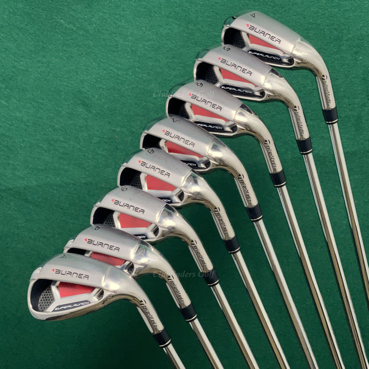 TaylorMade Burner Superlaunch 4-AW Iron Set Superfast 85 Steel Regular
