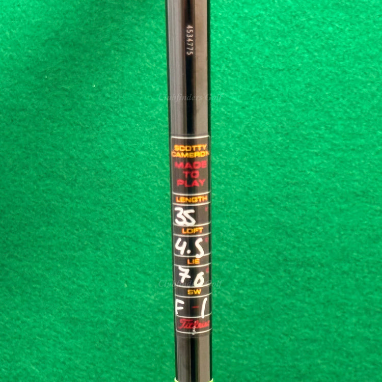 NEW Scotty Cameron Studio Style 2026 Fastback OC 35" Onset-Center Putter w/ HC