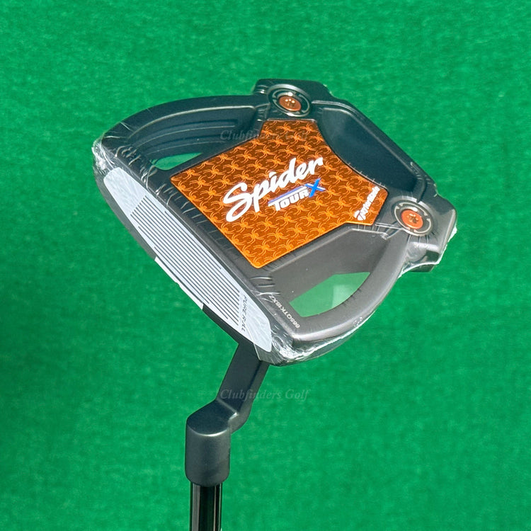 NEW LH TaylorMade '24 Spider TourX Black 35" X1 Putter w/Super Stroke & HC