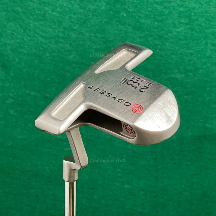 LH Odyssey White Hot 2-Ball Blade 35" L-Neck Putter Golf Club
