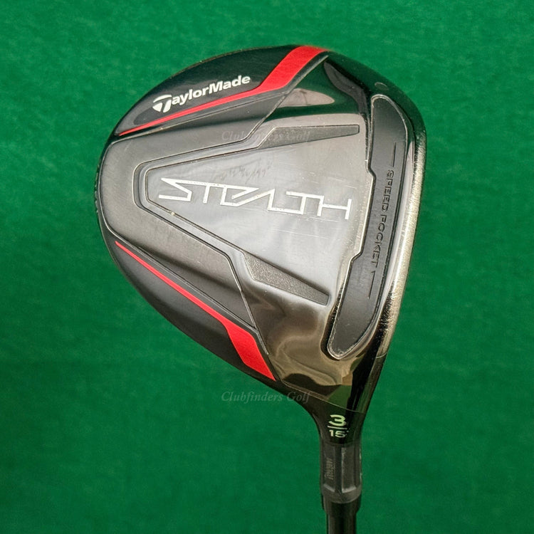TaylorMade Stealth 15° Fairway Wood 3 Fujikura Ventus Red FW 5-R Regular