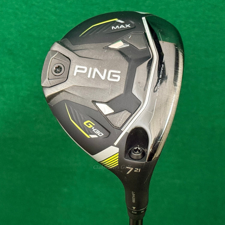Ping G430 MAX 21° Fairway Wood 7 Ping Tour 2.0 Black Chrome 75S Stiff w/ HC