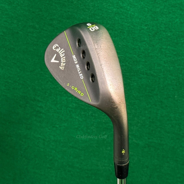 Callaway MD3 Milled Black 60-9S 60° Lob Wedge Stepped Steel Wedge Flex