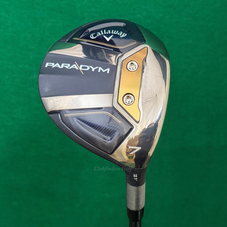 Callaway Paradym 21° Fairway 7 Wood UST Mamiya LINQ M40X 6F3 Graphite Regular