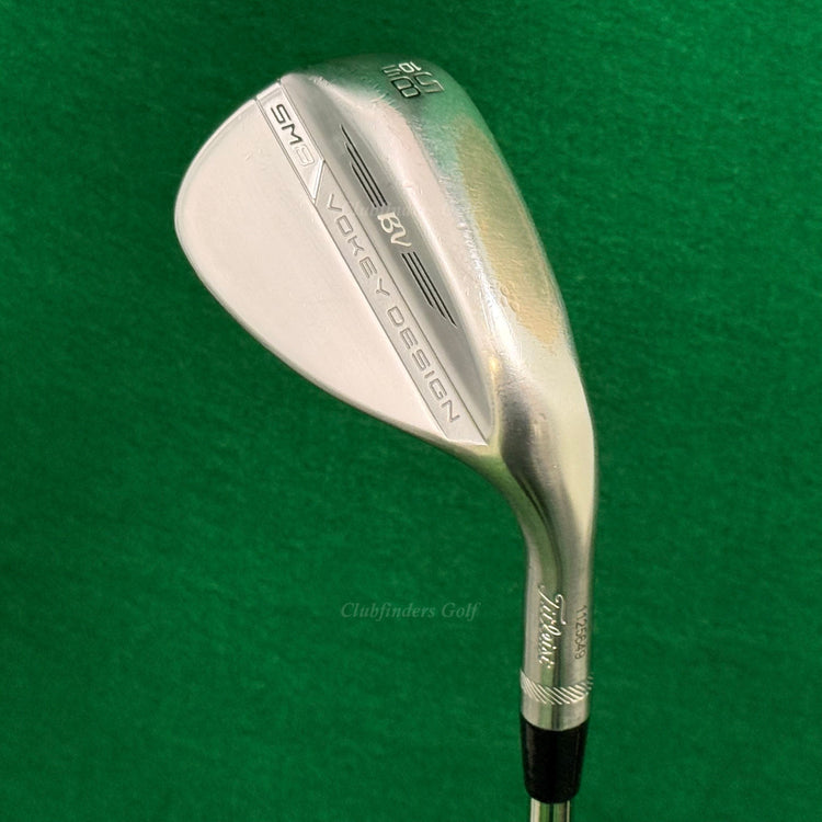 Titleist Vokey SM8 Chrome 58-10S 58° Lob Wedge Stepped Steel Wedge Flex