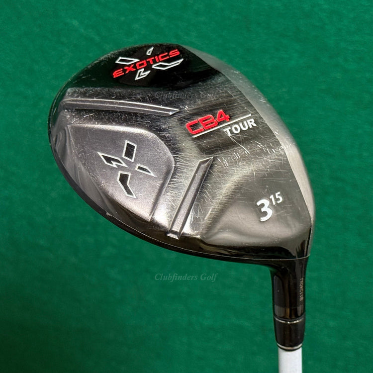Tour Edge Exotics CB4 Tour 15° Fairway 3 Wood Blur Exotics 065-S Graphite Stiff