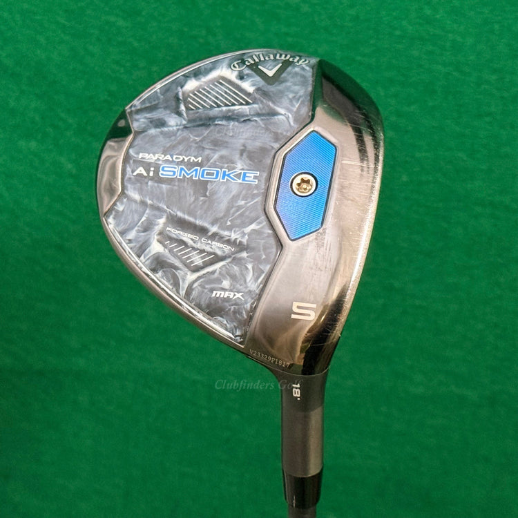 Callaway Paradym Ai Smoke Max 18° Fairway Wood 5 Cypher Fifty 5.0 Seniors w/HC
