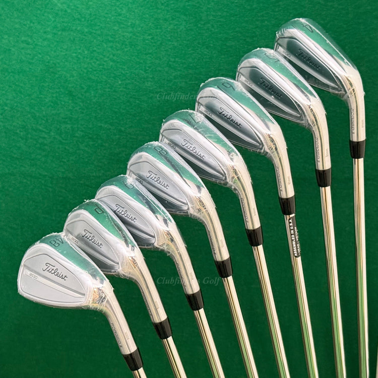 NEW! Titleist 2023 T200 Forged 4-AW Iron Set True Temper AMT Red S300 Stiff