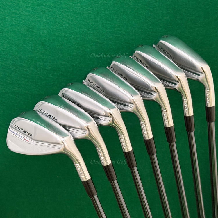 Cobra King Forged Tec ONE 2022 5-GW Iron Set Recoil Dart F4 90 Graphite Stiff
