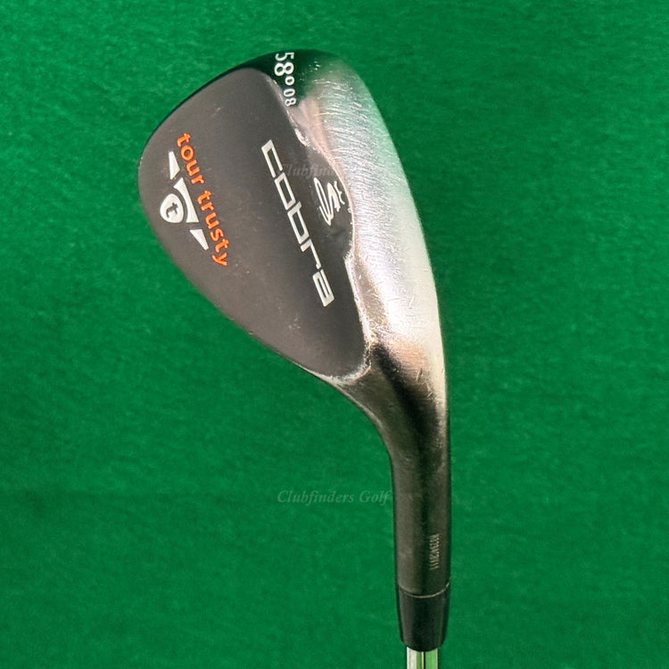 Cobra Golf Tour Trusty Black Satin 58-8 58° Lob Wedge Dynamic Gold S200 Stiff