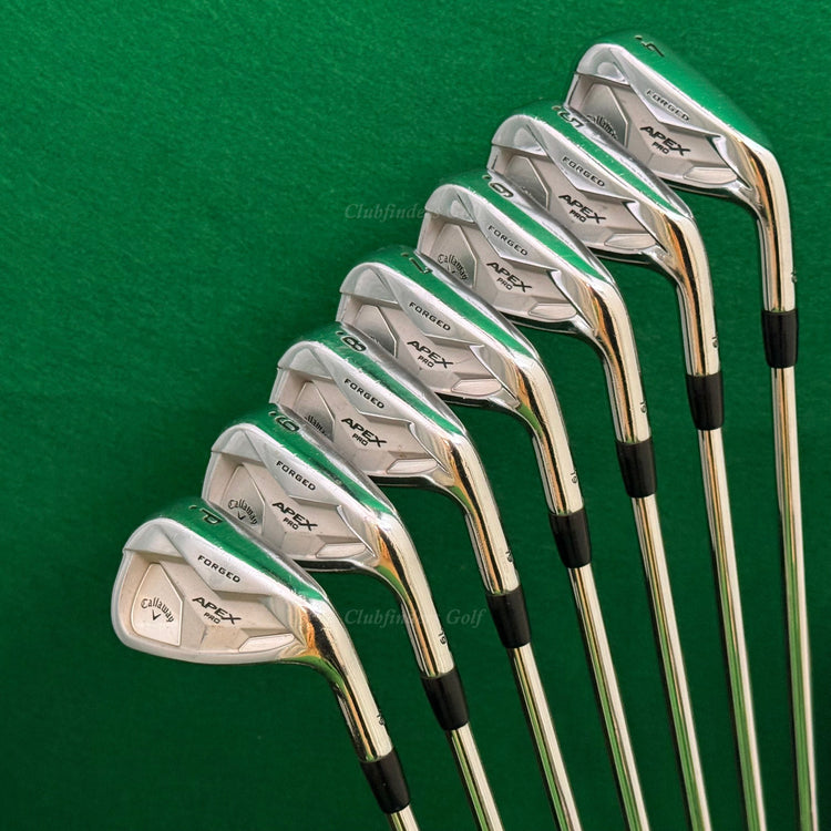 Callaway Apex Pro Forged '19 4-PW Iron Set NS Pro 950GH Steel Stiff