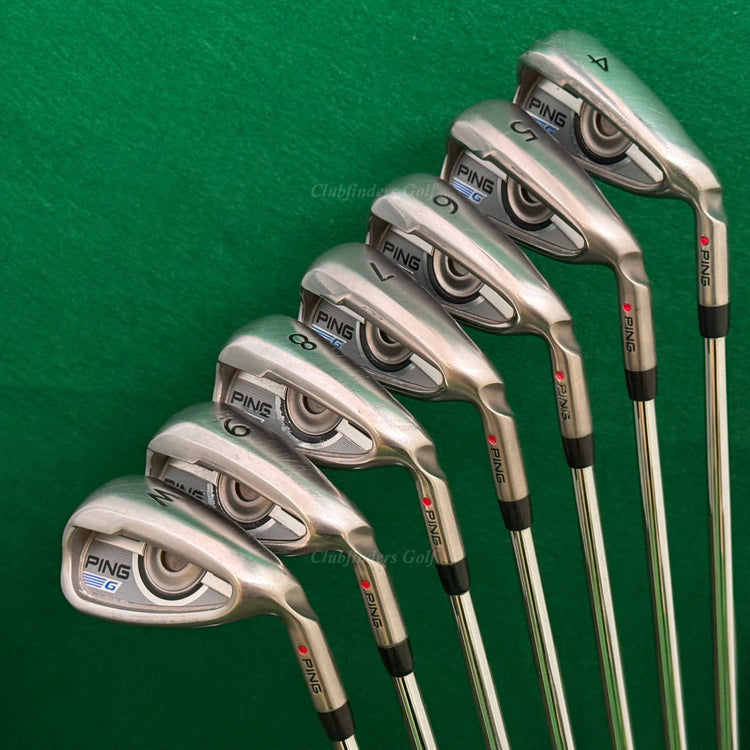 Ping G Series Red Dot 4-PW Iron Set Ping AWT 2.0 Steel Regular