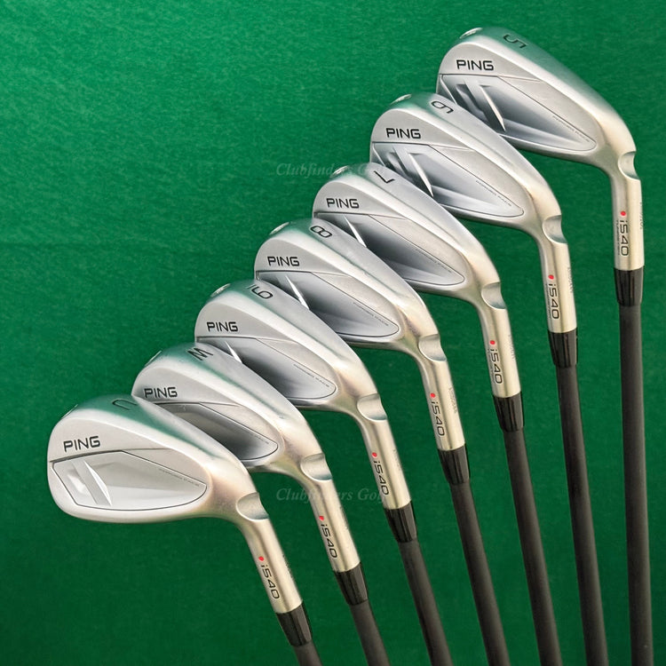 Ping i540 Red Dot 5-UW Iron Set Ping Alta CB Blue AWT Graphite Regular