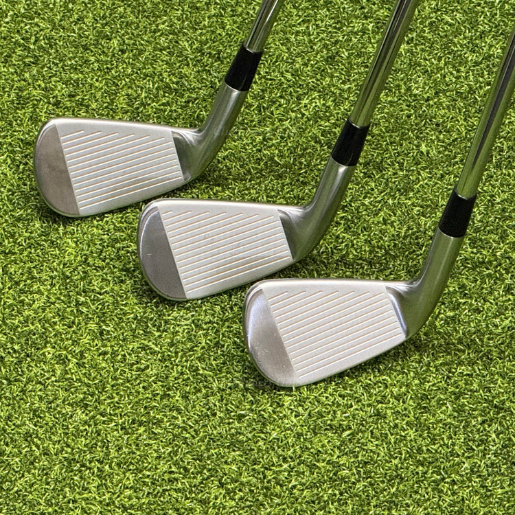 Cobra King Forged CB/MB Combo Chrome 4-PW Iron Set KBS $-Taper 120 Steel Stiff