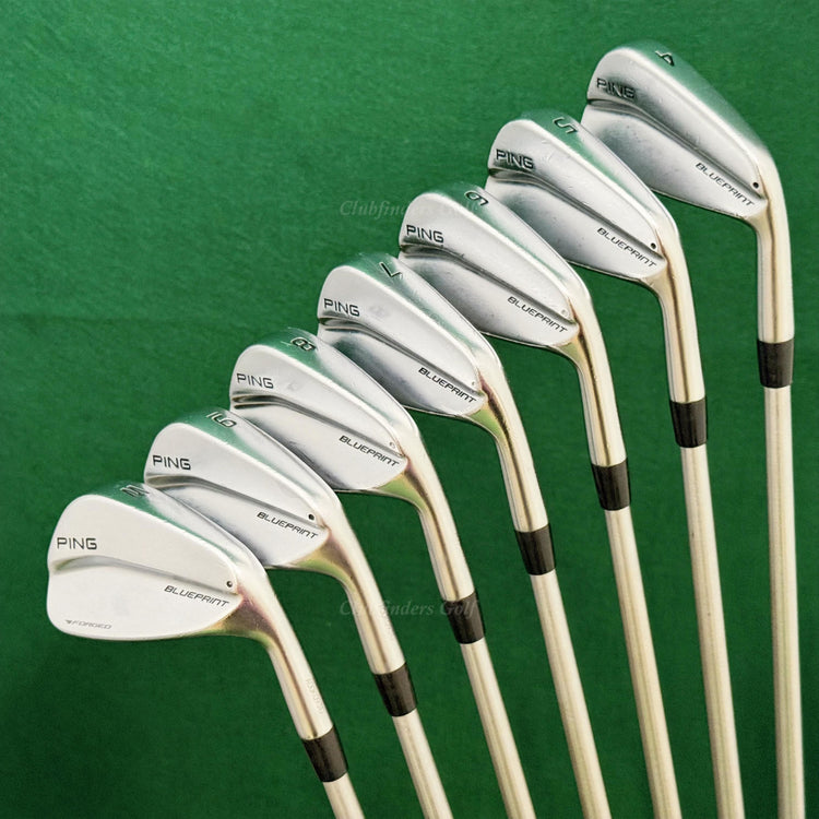Ping Blueprint Forged Black Dot 4-PW Iron Set KBS Tour C-Taper 130 Steel ExStiff