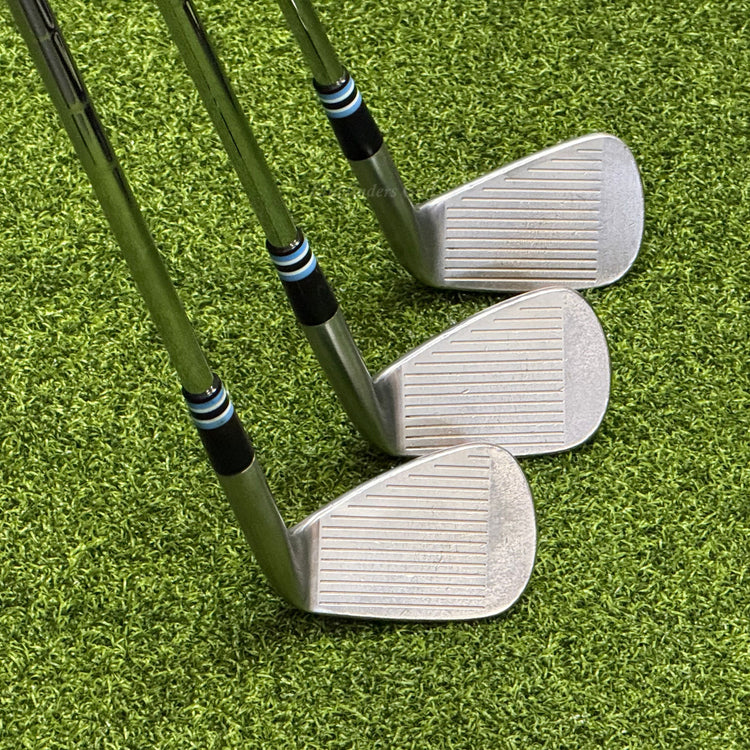 LH TaylorMade P-7MC 2020 Forged 4-PW Iron Set KBS Tour 130 Steel Extra Stiff