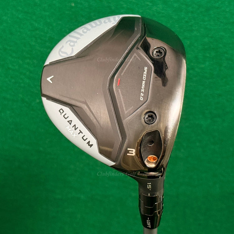 Callaway Quantum Max 15° Fairway 3 Wood Denali Frost 60g Graphite Regular w/HC