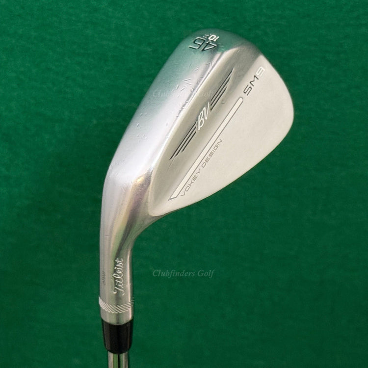 LH Titleist Vokey SM9 Chrome 46-10F 46° Pitching Wedge Vokey Design Wedge Flex