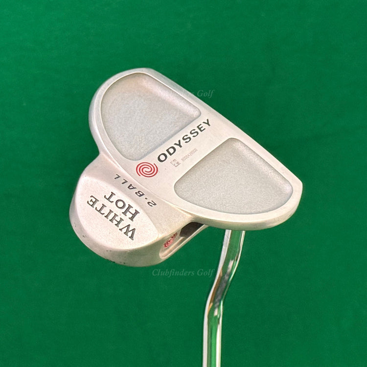Odyssey White Hot 2-Ball 35" Double-Bend Mallet Putter Golf Club