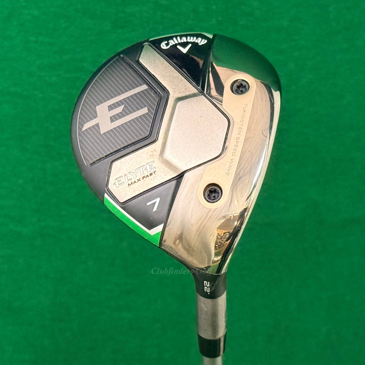 Callaway ELYTE Max Fast 22° Fairway Wood 7 Fujikura Air Speeder 50-A Seniors