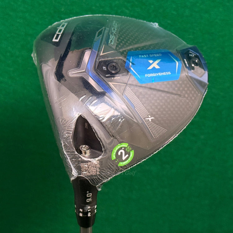 NEW LH 2025 Cobra DS-ADAPT X 9° Driver Project X Denali Blue 50 5.5 Regular
