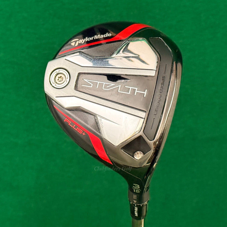 TaylorMade Stealth Plus+ 15° Fairway Wood 3 Elements Chrome+ 7F5 Extra Stiff