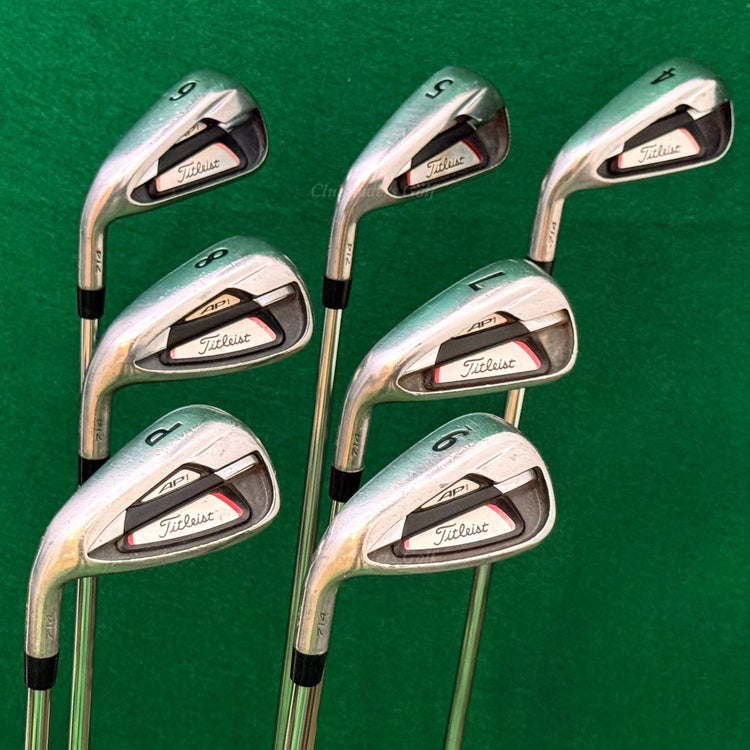 LH Titleist AP1 714 4-PW Iron Set Dynamic Gold 95 R300 VSS Pro Steel Regular