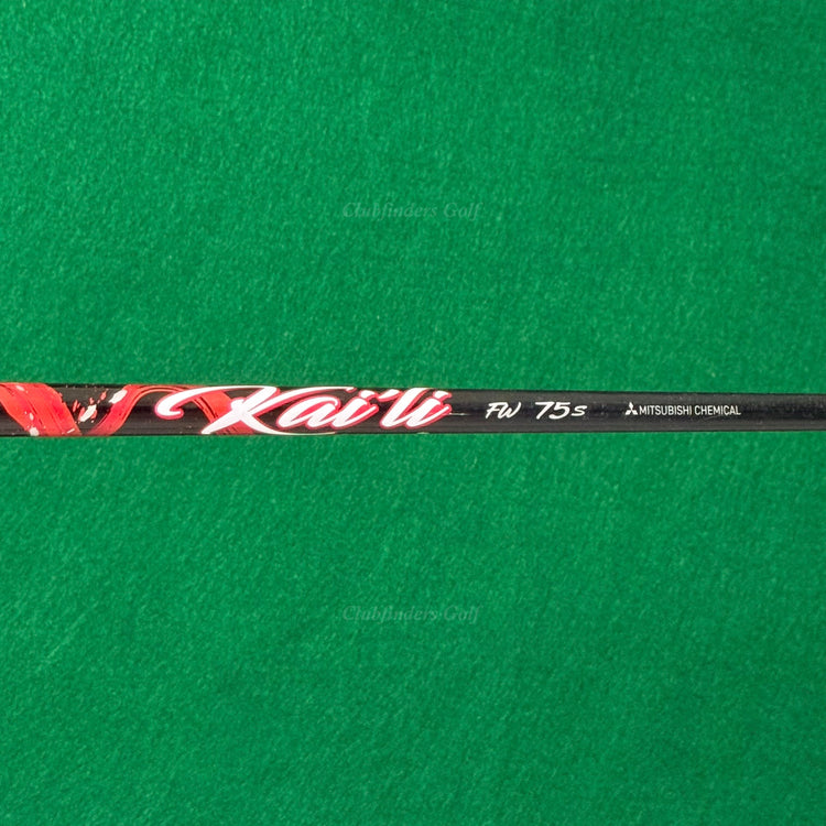 LH TayorMade Stealth 2 Plus 15° Fairway Wood 3 Mitsubishi Kai'li FW 75s Stiff