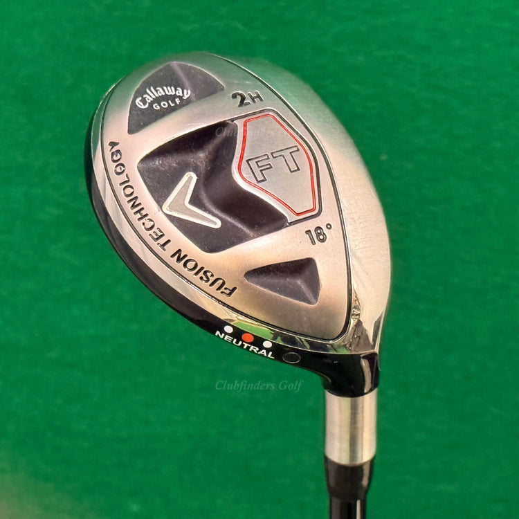 Callaway FT Neutral 2008 18° 2 Hybrid Fujikura Fit-On M Hybrid Graphite Regular