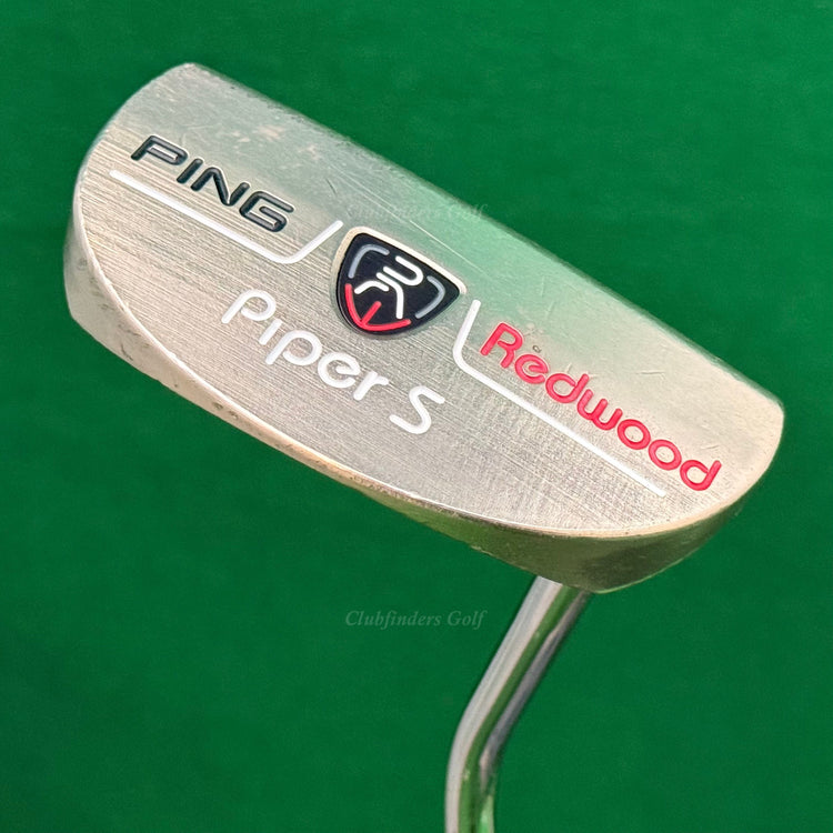 Ping Redwood Piper S Black Dot 35" Black Nickel DB Mid-Mallet Putter Golf Club