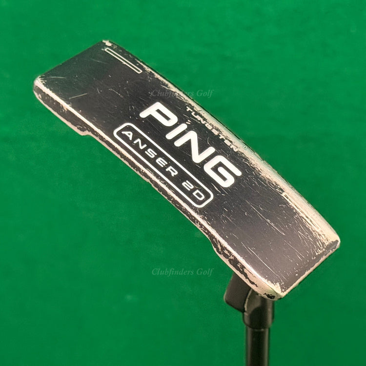Ping 2023 Anser 2D GunMetal Black Dot 33" L-Neck Blade Putter