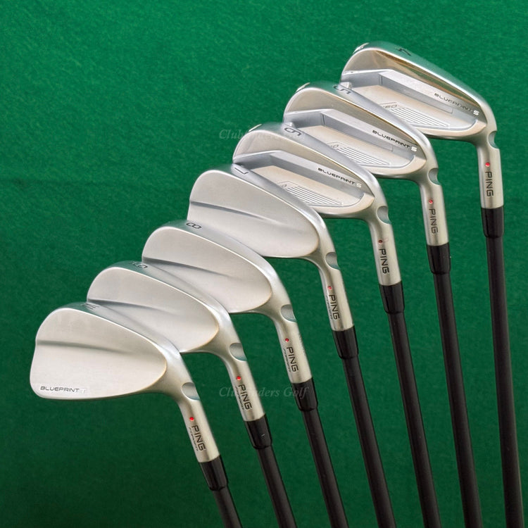 Ping Blueprint S/T Forged Red Dot 4-PW Combo Iron Set BADDAZZ Gold 110 Stiff