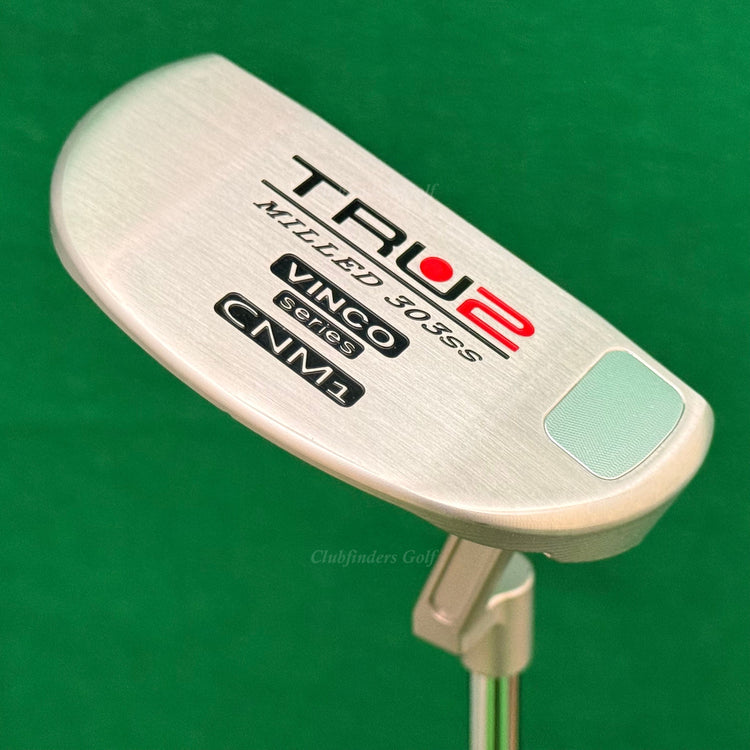 TRU2 Vinco Series CSM1 Milled 303ss Forged 35" Plumbers-Neck Putter w/ HC