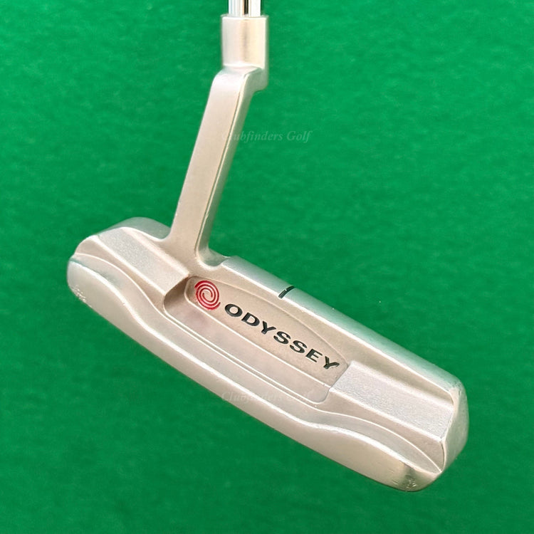 Odyssey White Hot Pro 1 Chrome Plumbers-Neck 34.5" Putter w/ Super Stroke