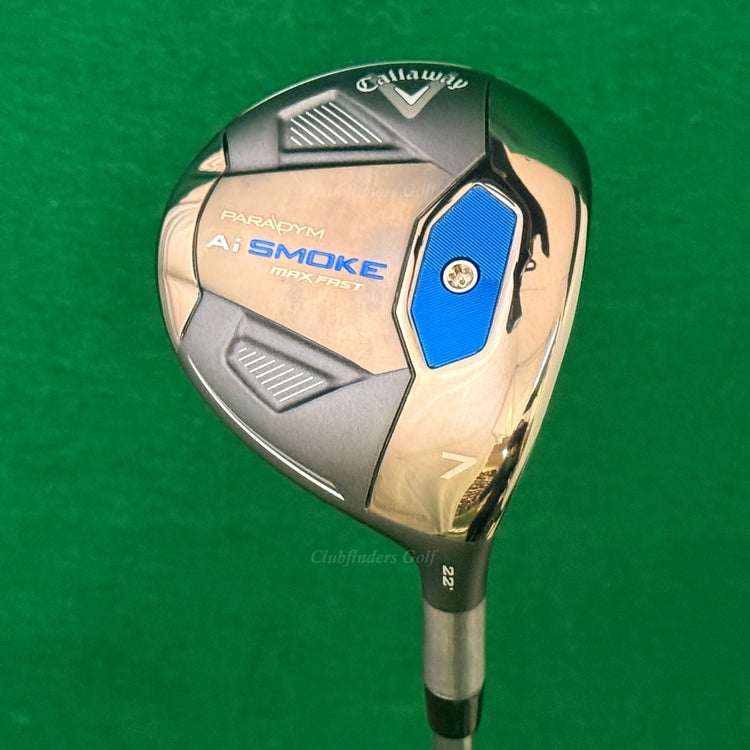 Callaway Paradym Ai Smoke Max Fast 22° Fairway 7 Wood Denali 60g Regular w/HC