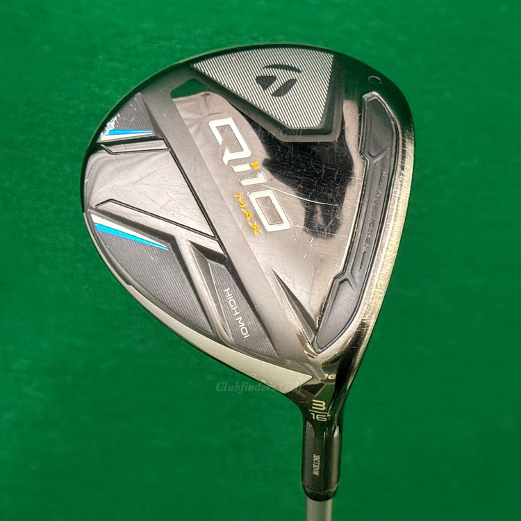 TaylorMade Qi10 MAX 16° Fairway 3 Wood Air Speeder 50-R Graphite Regular w/HC