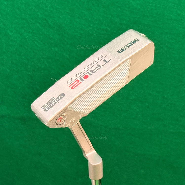 NEW! TRU2 Vinco Series CNB1 Milled 303ss Forged 35" Putter Golf Club w/ HC