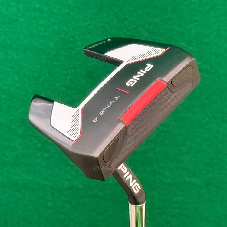 Ping 2021 TYNE 4 Black Dot 34" Flow-Neck Putter Golf Club Strong Arc w/ HC