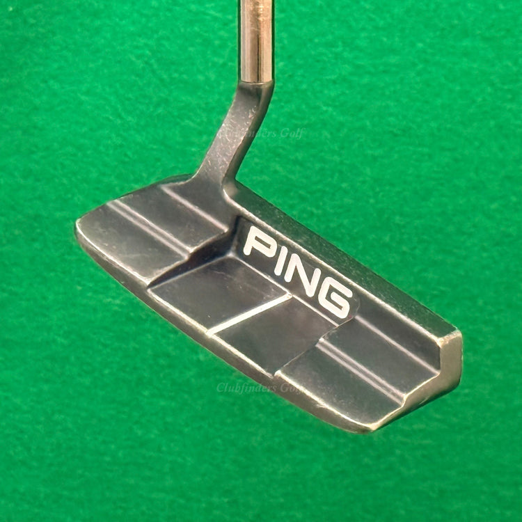 Ping 2021 Kushin 4 Black Dot 34.5" Flow-Neck Wide-Blade Putter w/Flat Cat
