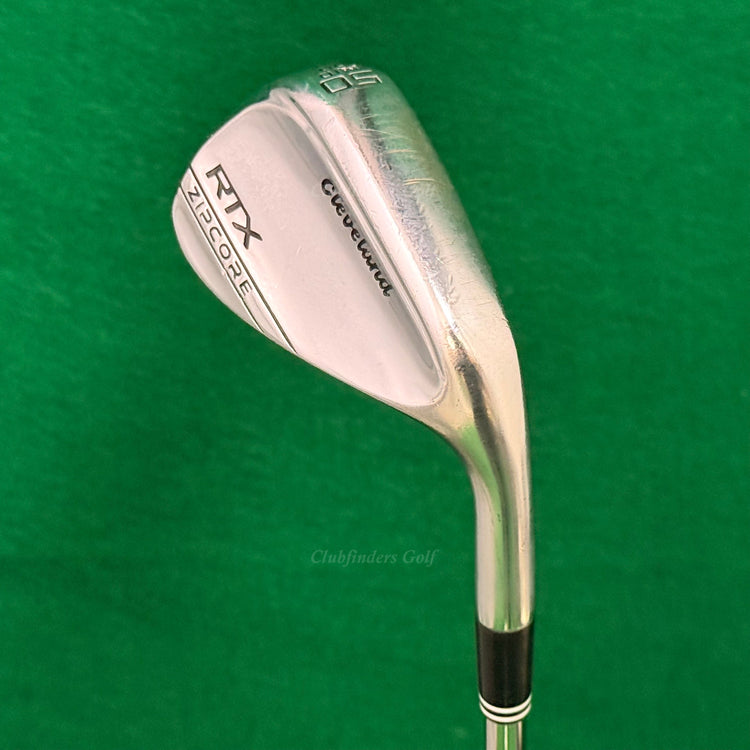 Cleveland RTX Zipcore Mid Chrome 50-10 50° Gap Wedge DG Spinner TI Wedge Flex